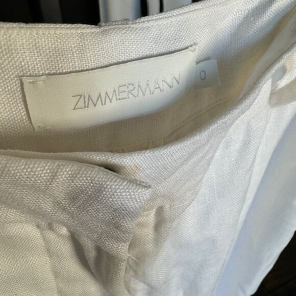 Zimmerman White Linen Trousers - Picture 4 of 9